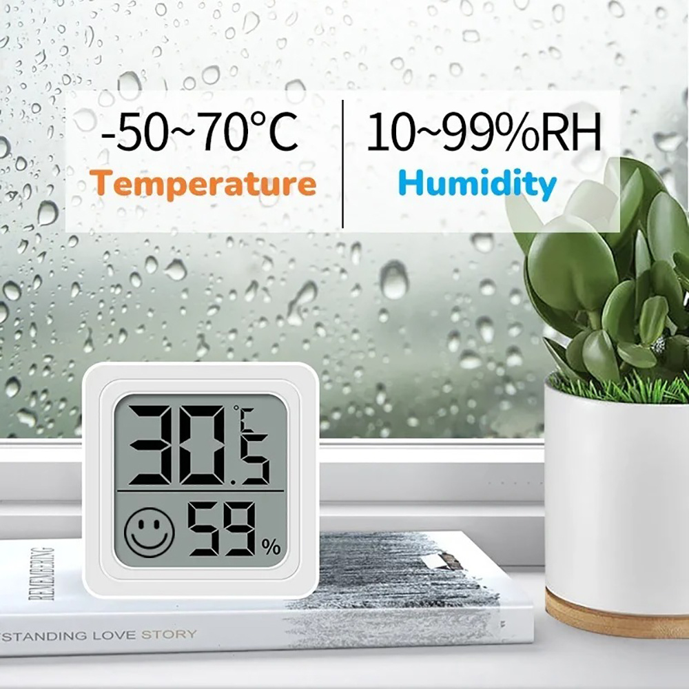 Portable LCD Digital Thermomet - огляд і ціна Weather Station Indoor