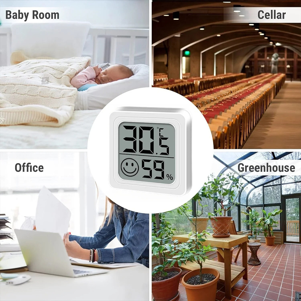 Portable LCD Digital Thermomet - огляд і ціна Weather Station Indoor