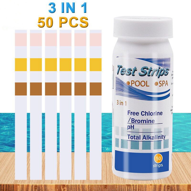 50pcs Chlorine PH Test Strips  - огляд і ціна Ph Strip Test