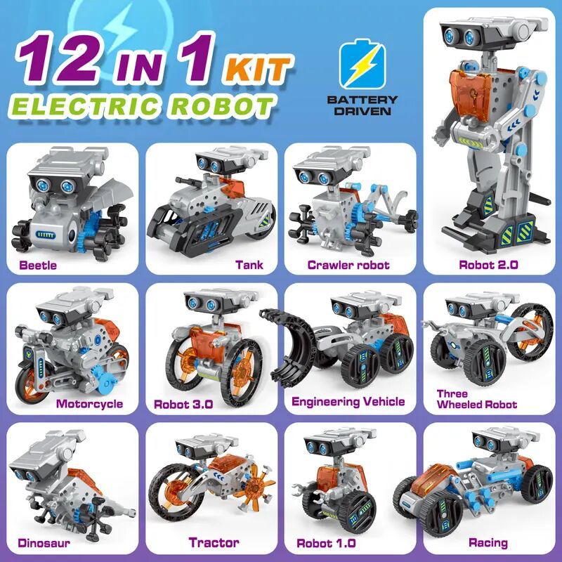 12 in 1 Science Experiment Sol - огляд і ціна Science Robot