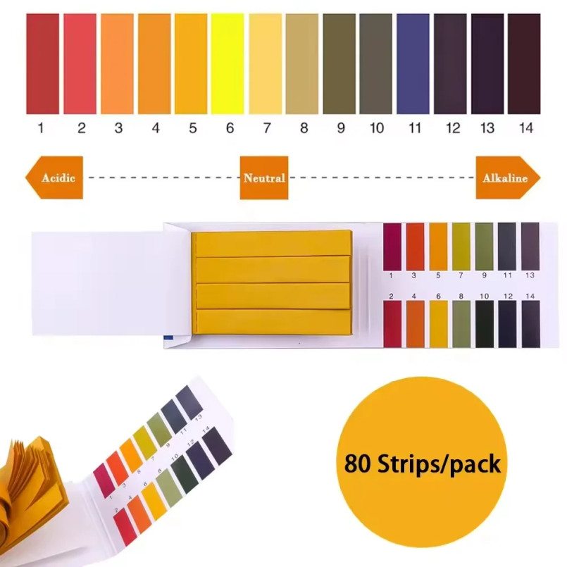 80 Strips/pack PH Test Strips  - огляд і ціна Water Testing Kit