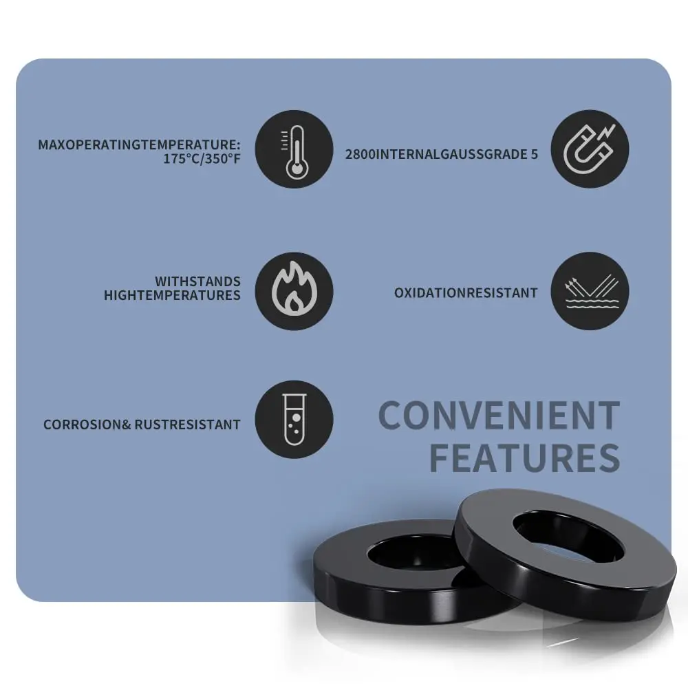 D45-100mm Ferrite Ring Magnet  - огляд і ціна Science And Hobby