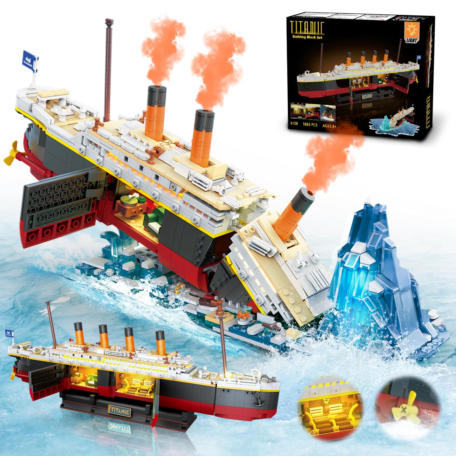 Titanic Building Set with LED- - огляд і ціна Science Olympiad