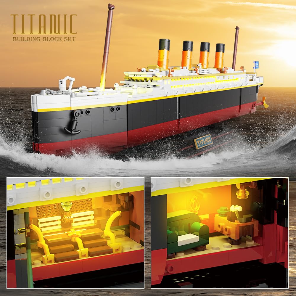 Titanic Building Set with LED- - огляд і ціна Science Olympiad