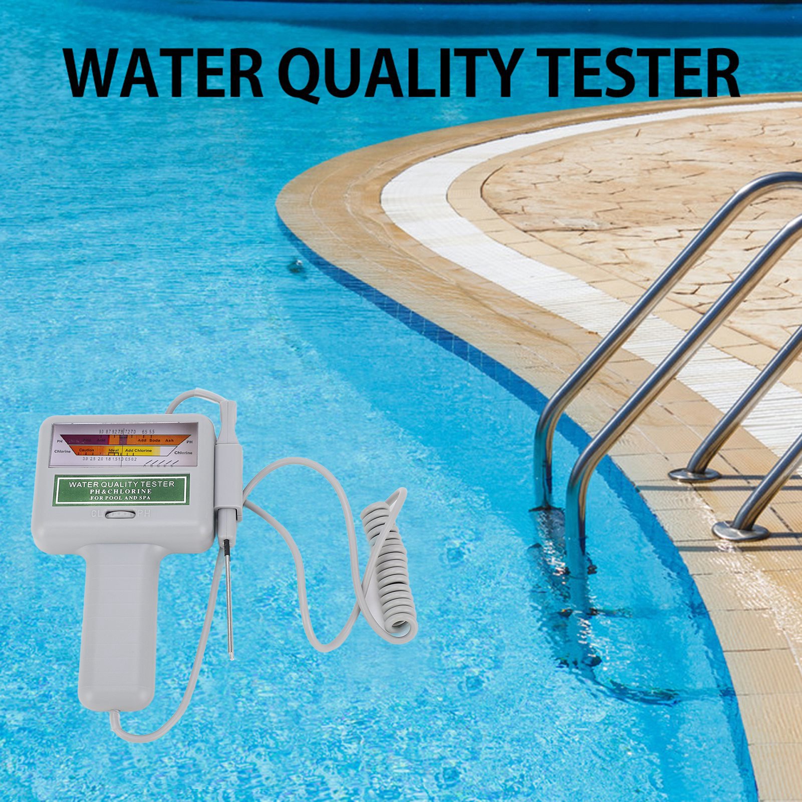 Digital Pool Water Tester pH C - огляд і ціна Water Testing Kit