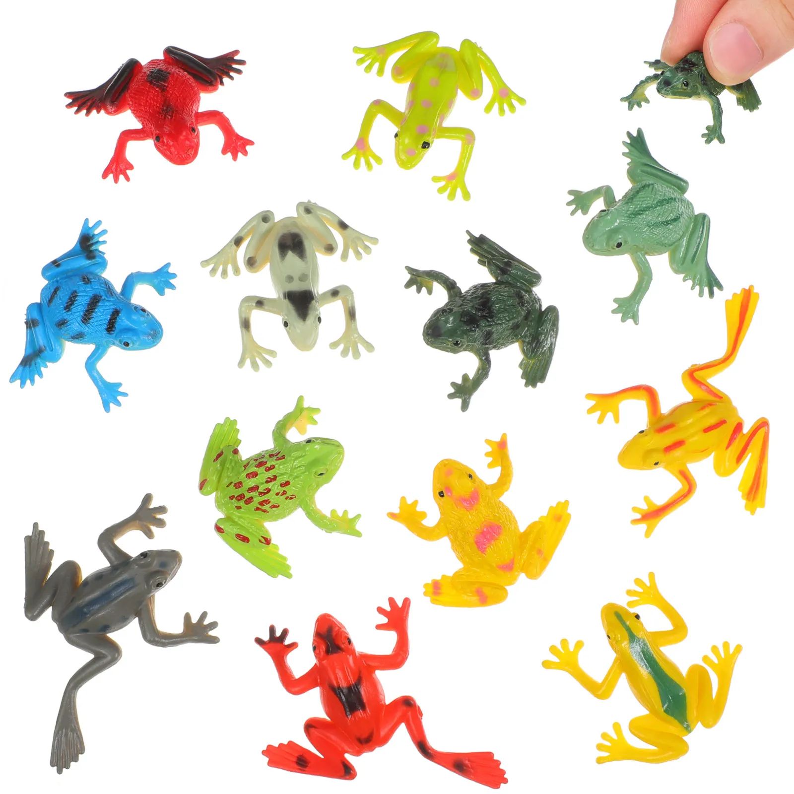 12Pcs Realistic Frogs Statue K - огляд і ціна Science And Hobby