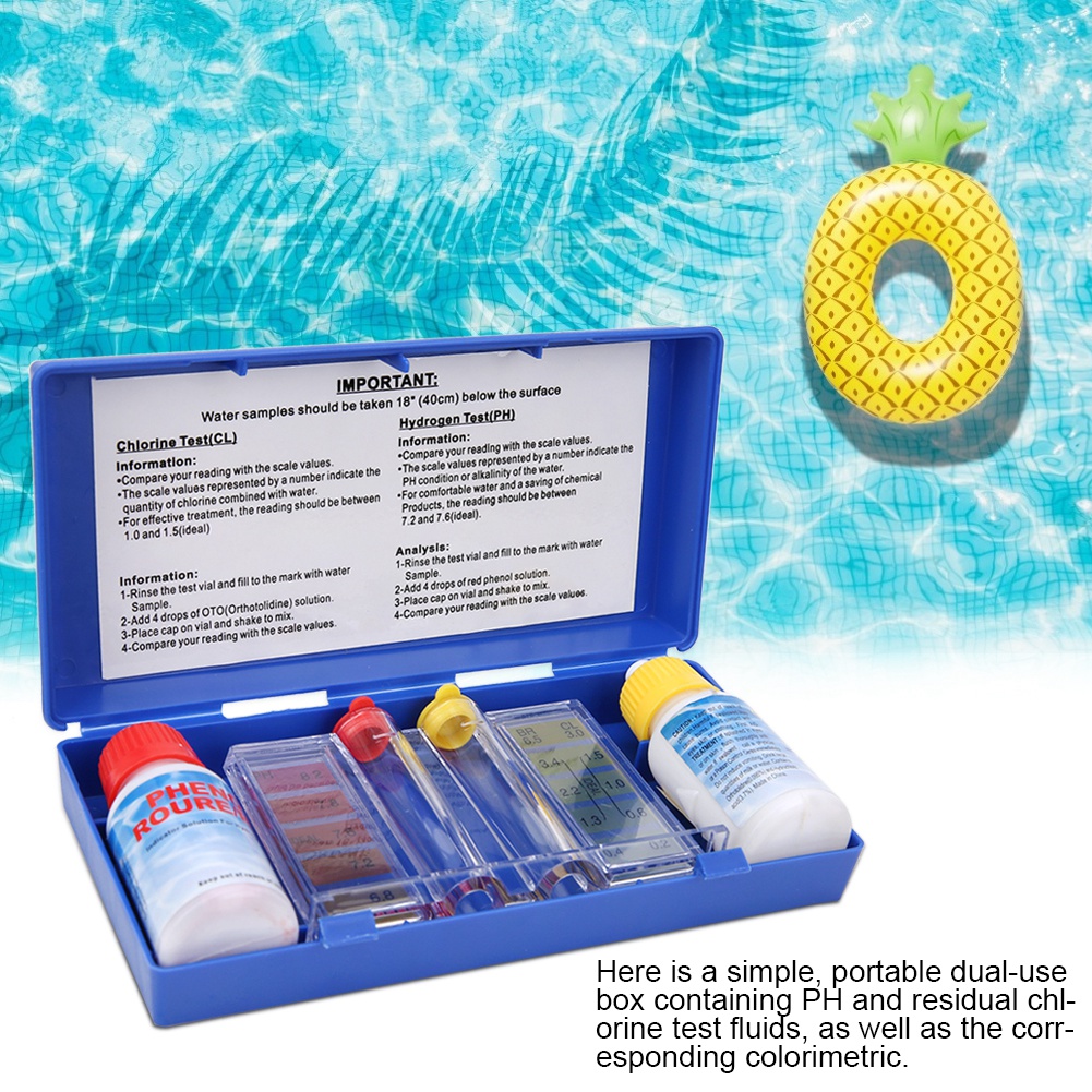 PH Chlorine Water Quality Test - огляд і ціна Water Testing Kit