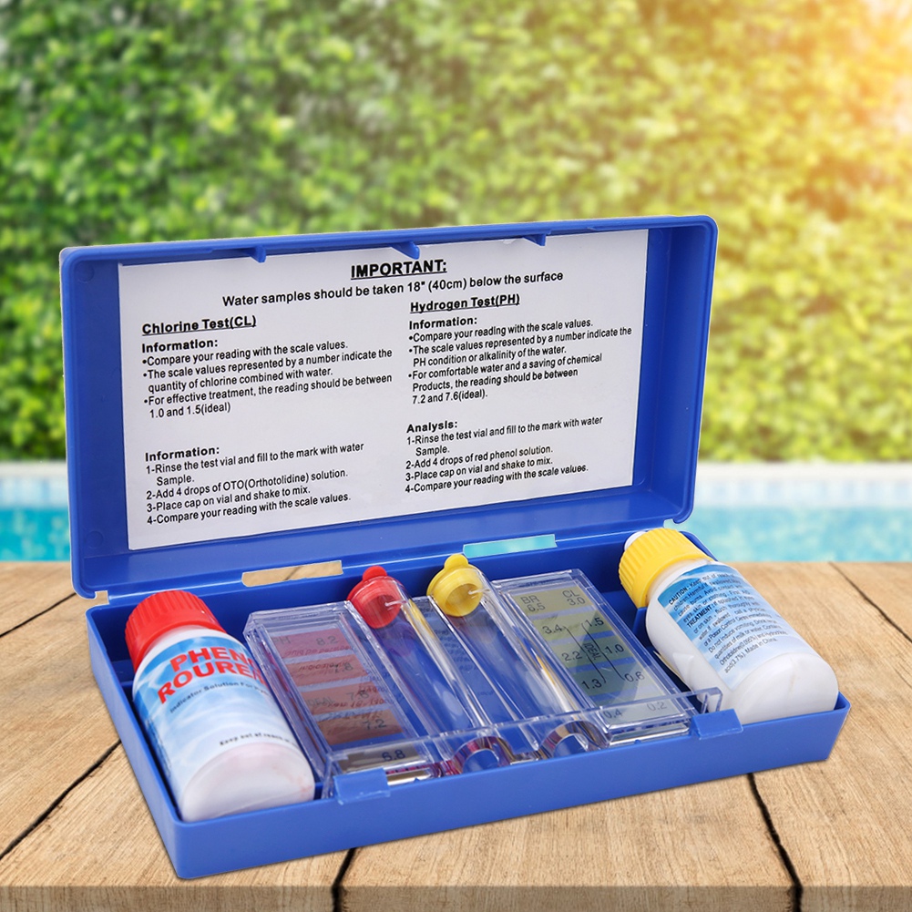 PH Chlorine Water Quality Test - огляд і ціна Water Testing Kit