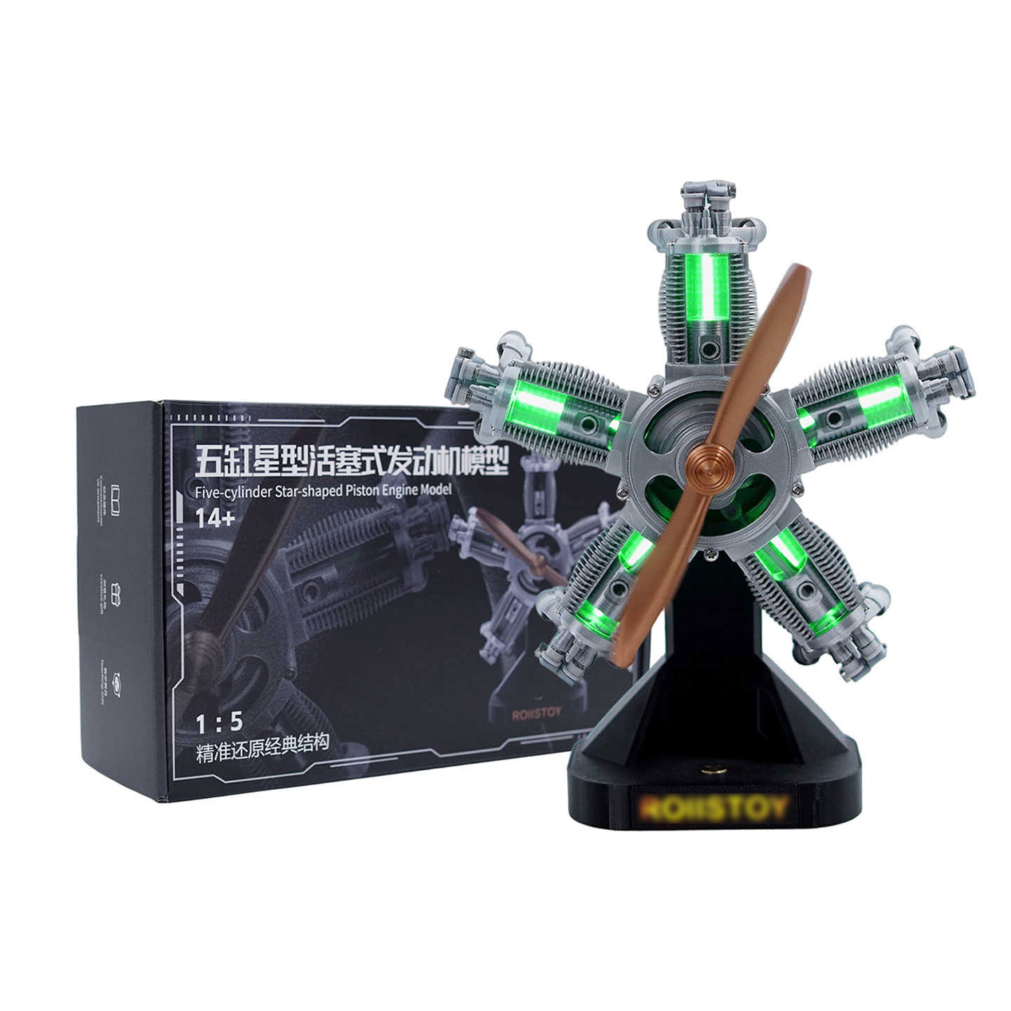 1:5 Scale 5-Cylinder 4-Stroke  - огляд і ціна Science And Hobby