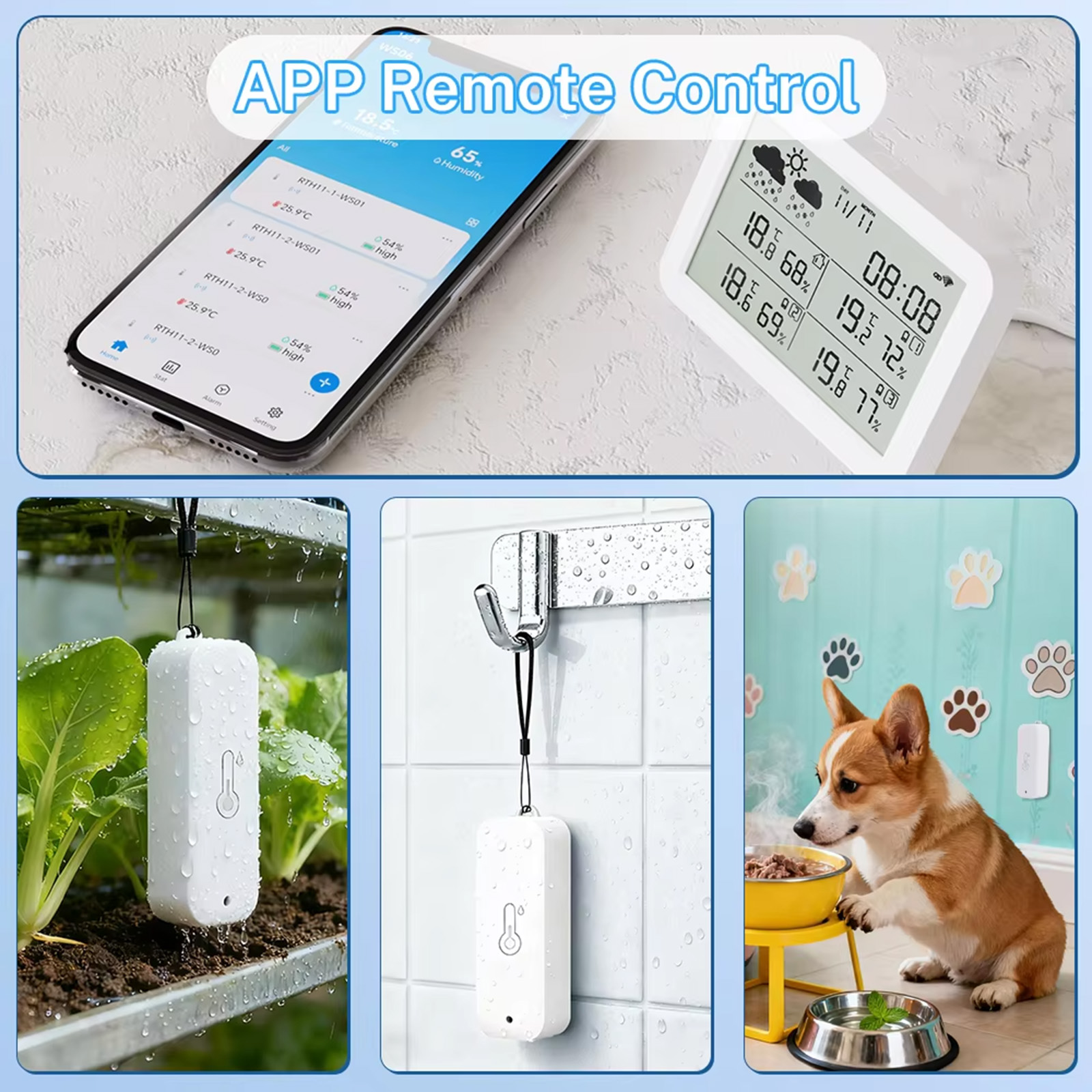 Tuya WiFi+RF433 Weather Statio - огляд і ціна Weather Station Indoor