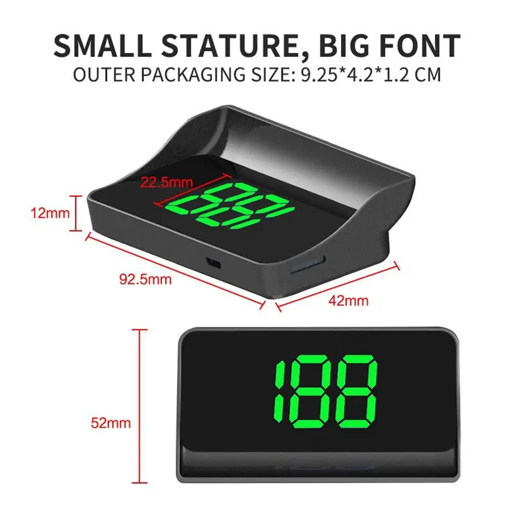 HD M2 Head Up Display GPS Digi - огляд і ціна Anemometer Wind Speed