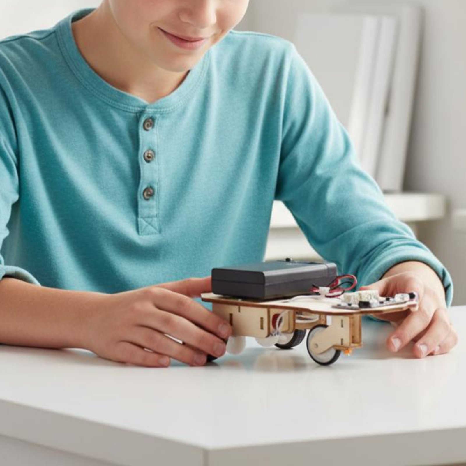 Wooden Intelligent Vehicle Kit - огляд і ціна Science Robot